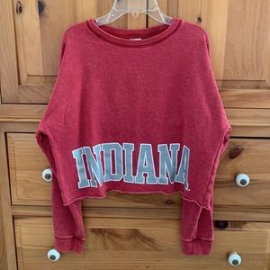PINK Victoria’s Secret INDIANA Cropped Sweatshirt • Size XS